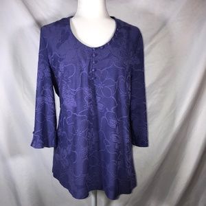 Soft Surroundings Floral Long Sleeve